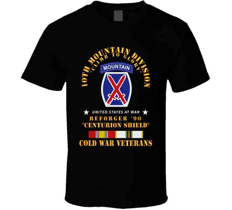 10th Mountain Division - Climb To Glory - Reforger 90, Centurion Shield  - Cold X 300 Hoodie