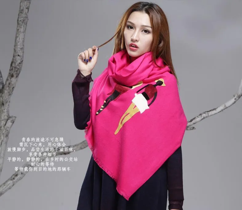 2017 Fashionable Printed Girls Scarf for Women