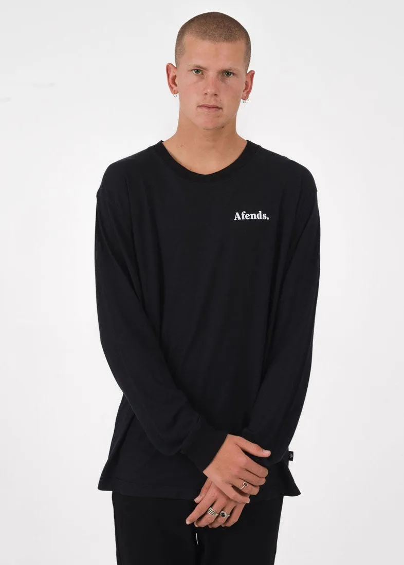 Afends Mens Strike - Hemp Long Sleeve Tee