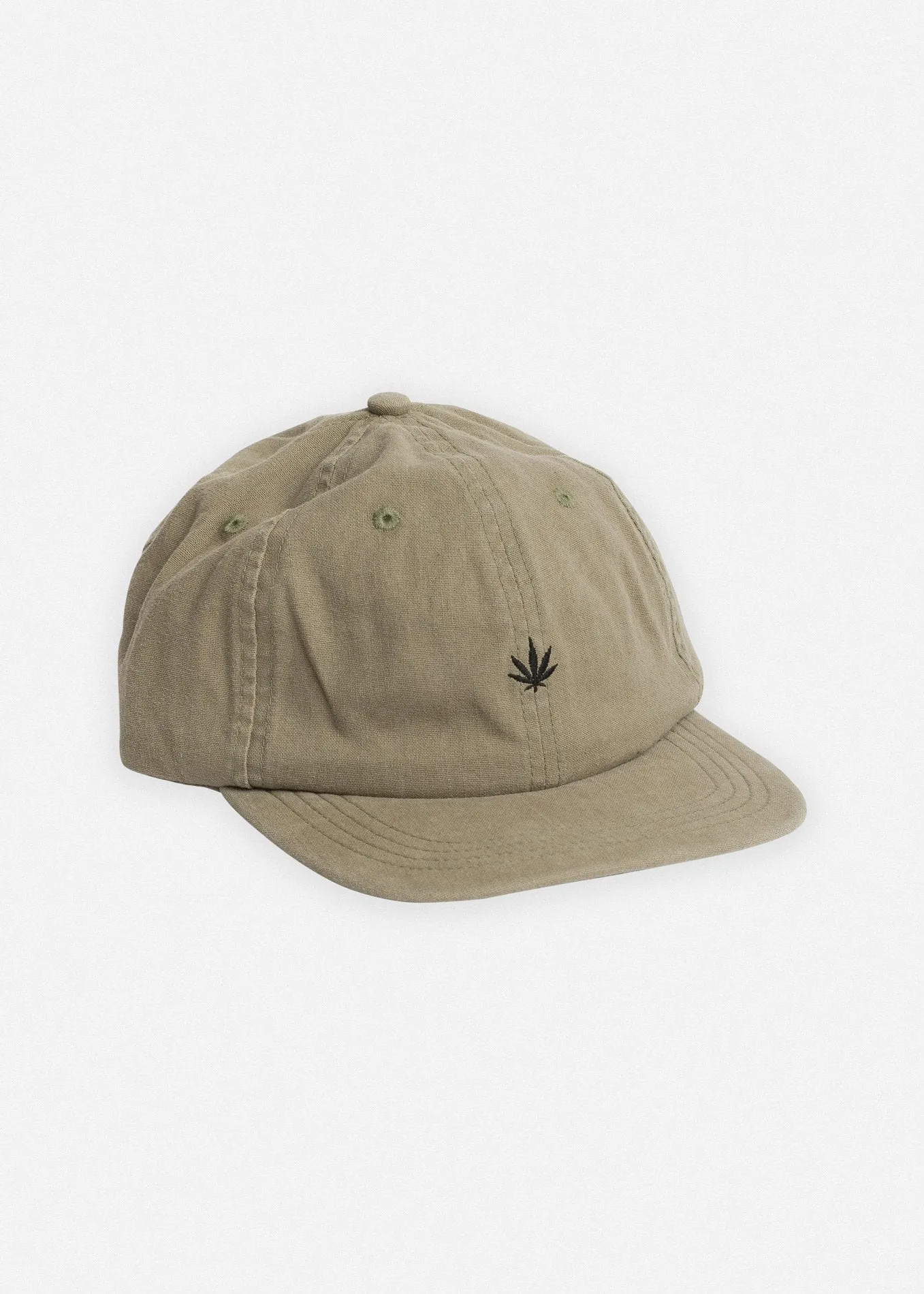 Afends Unisex Revolution - Hemp Soft Brim 6 Panel Cap