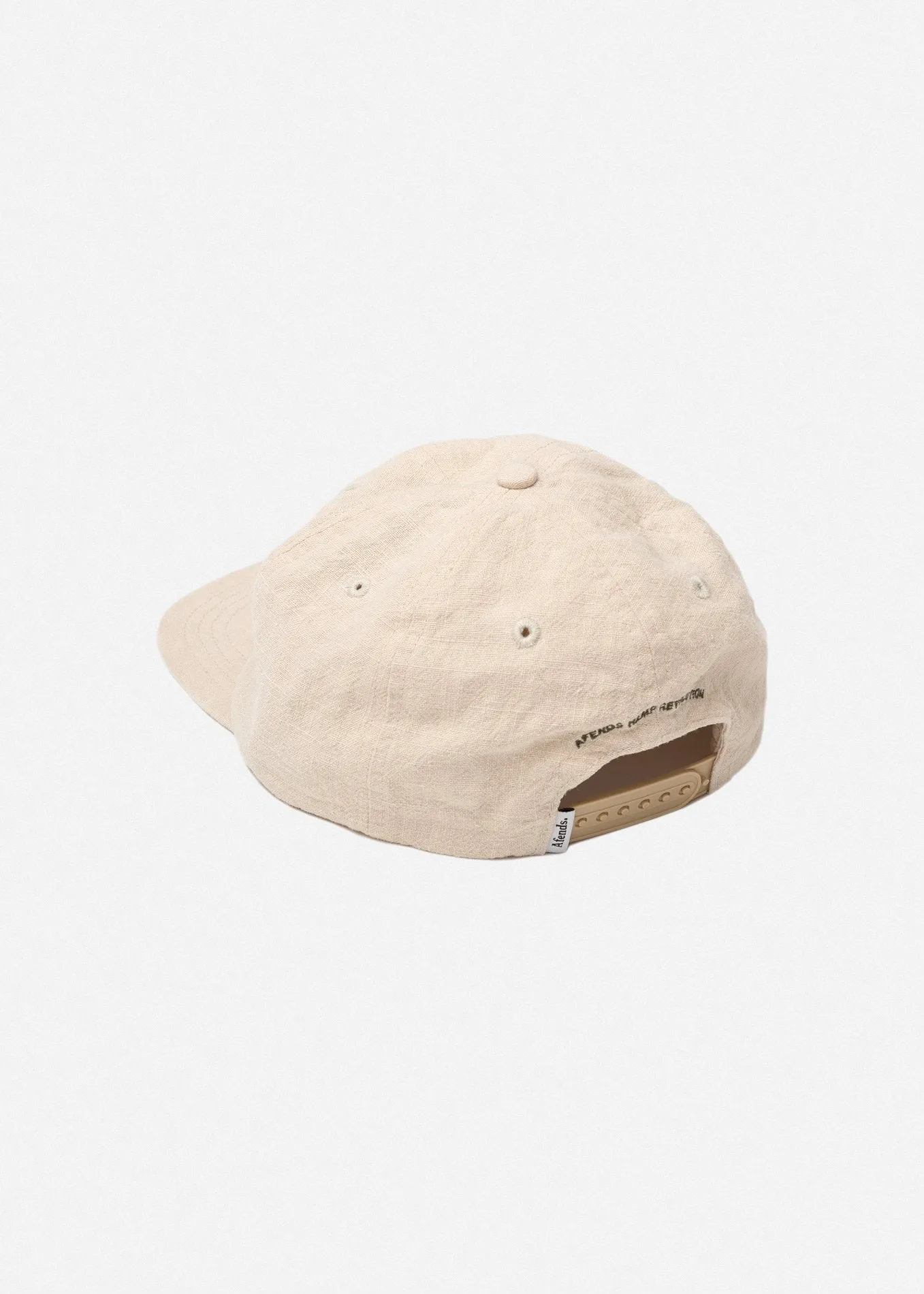 Afends Unisex Revolution - Hemp Soft Brim 6 Panel Cap