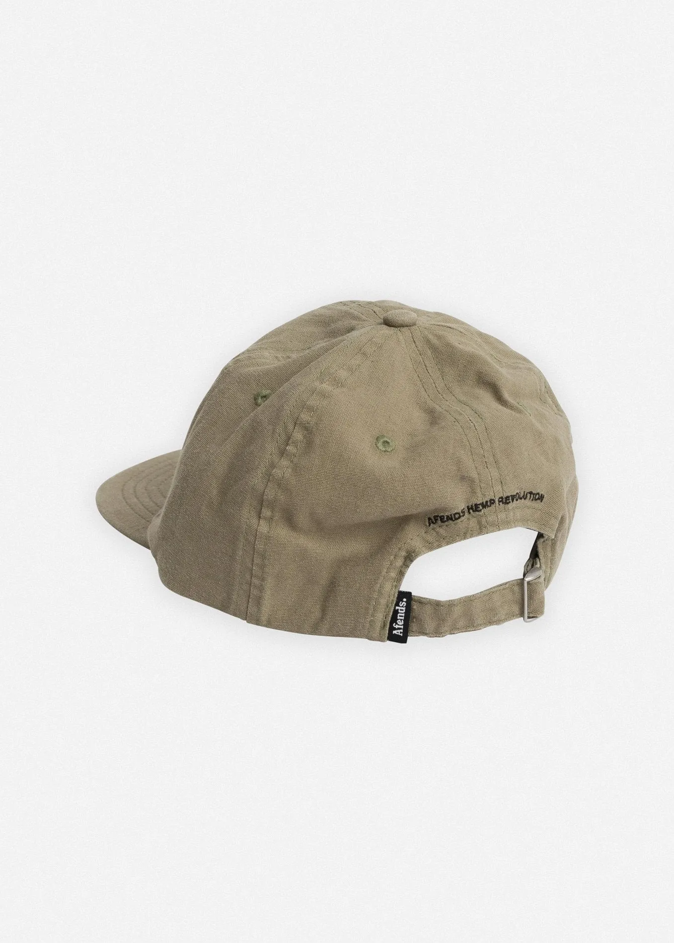 Afends Unisex Revolution - Hemp Soft Brim 6 Panel Cap