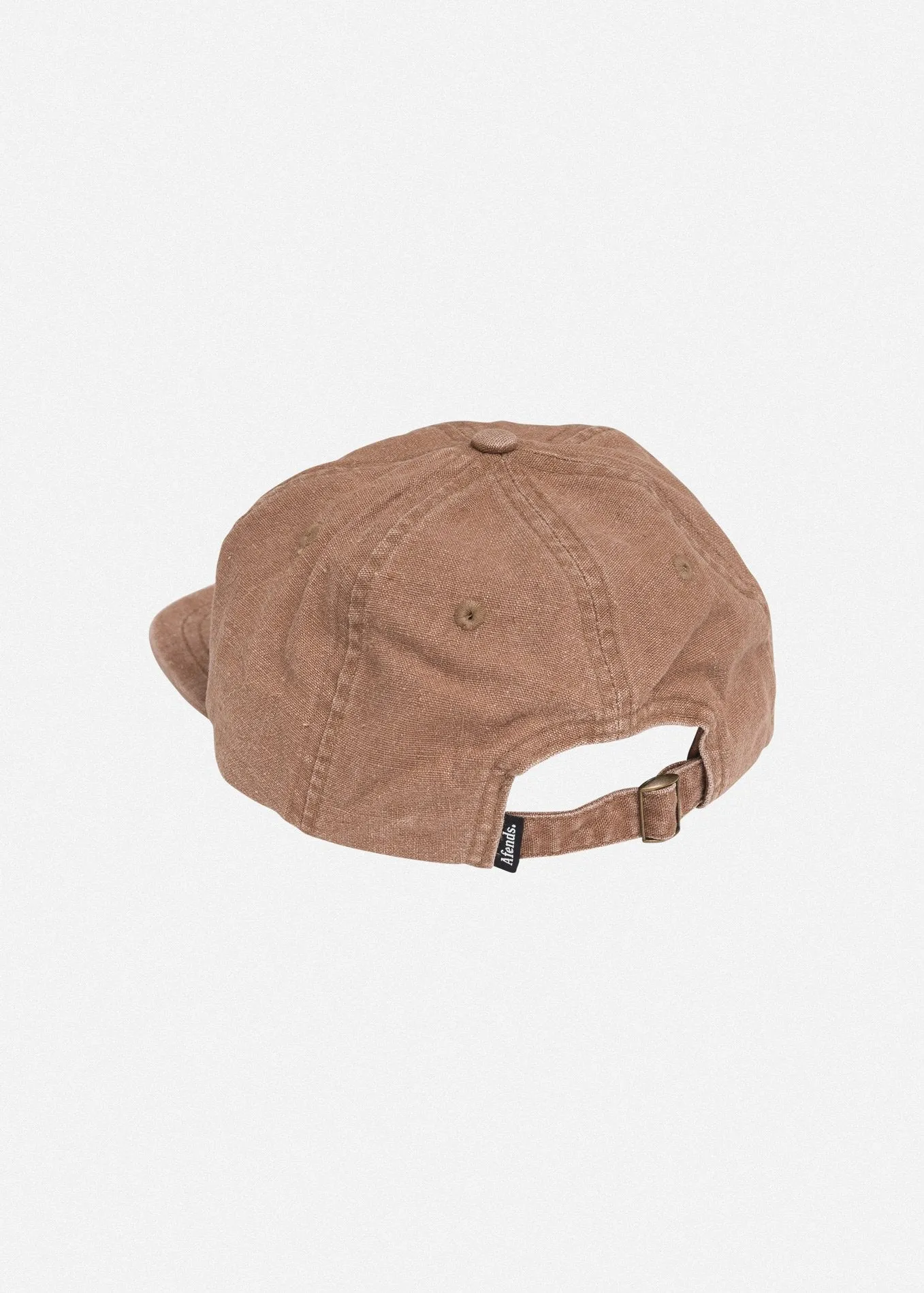 Afends Unisex Threads - Hemp Soft Brim 6 Panel Cap