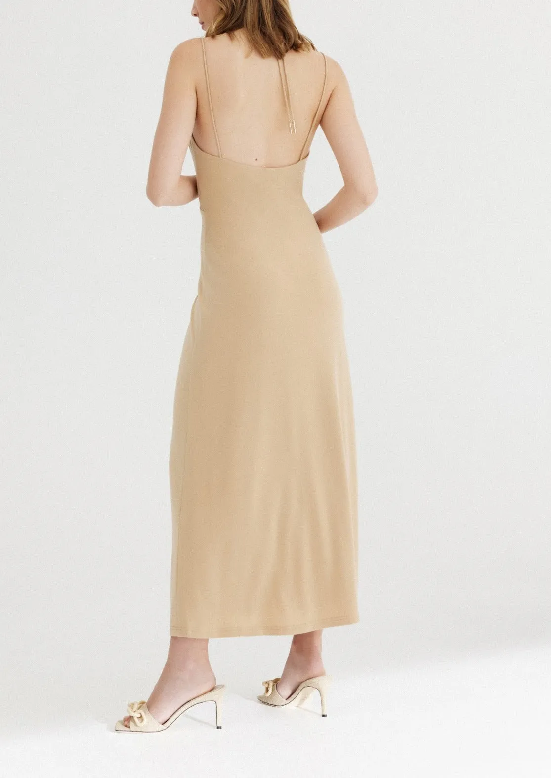 Alma Midi Dress - Sand