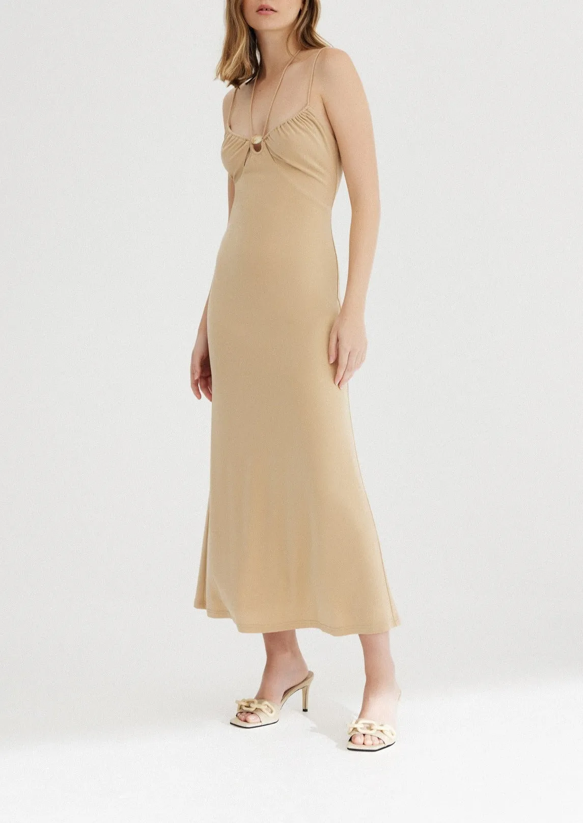 Alma Midi Dress - Sand