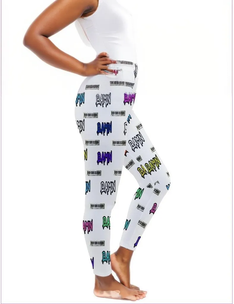 B.A.M.N in Color Fleece Leggings