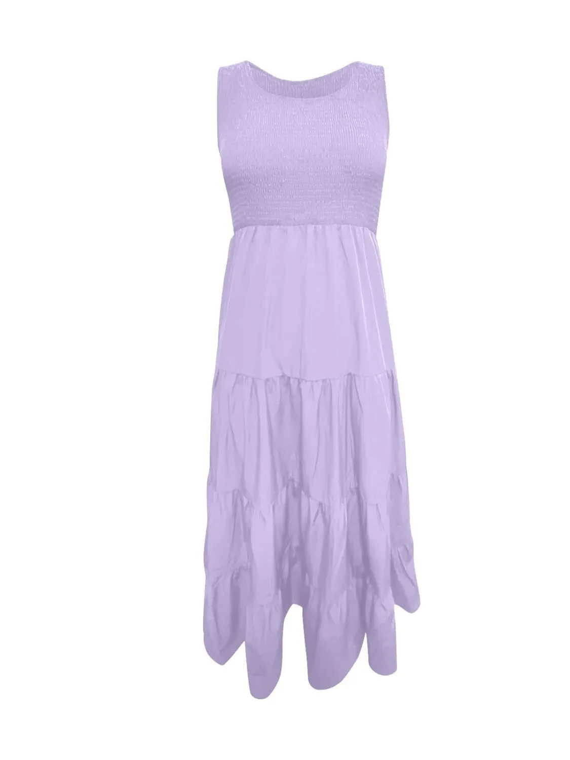 Cambria  Smocked Wide Strap Dress