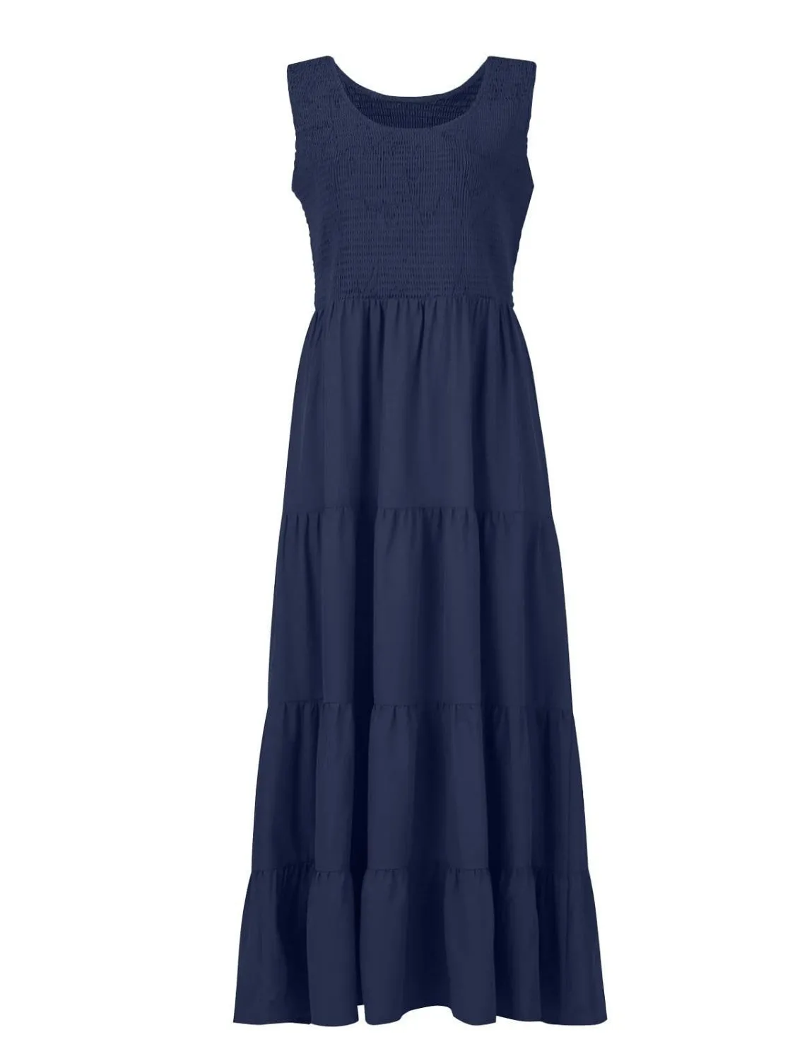 Cambria  Smocked Wide Strap Dress