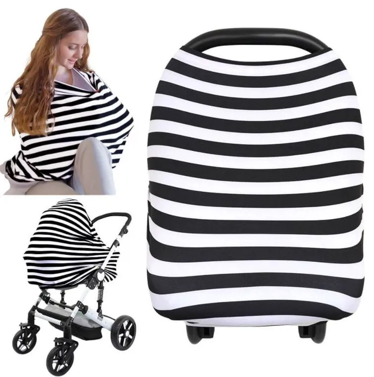 Carseat Canopy - Nursing Cover (Black)