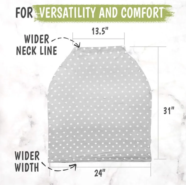 Carseat Canopy - Nursing Cover (Starry Charm)