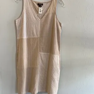 Comb Patchwork Dress-Sand