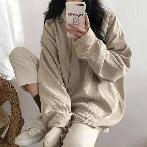 Cozy Up Cord Shirt