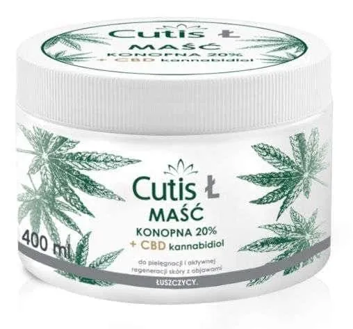 Cutis Ł hemp ointment 20%   CBD 400ml