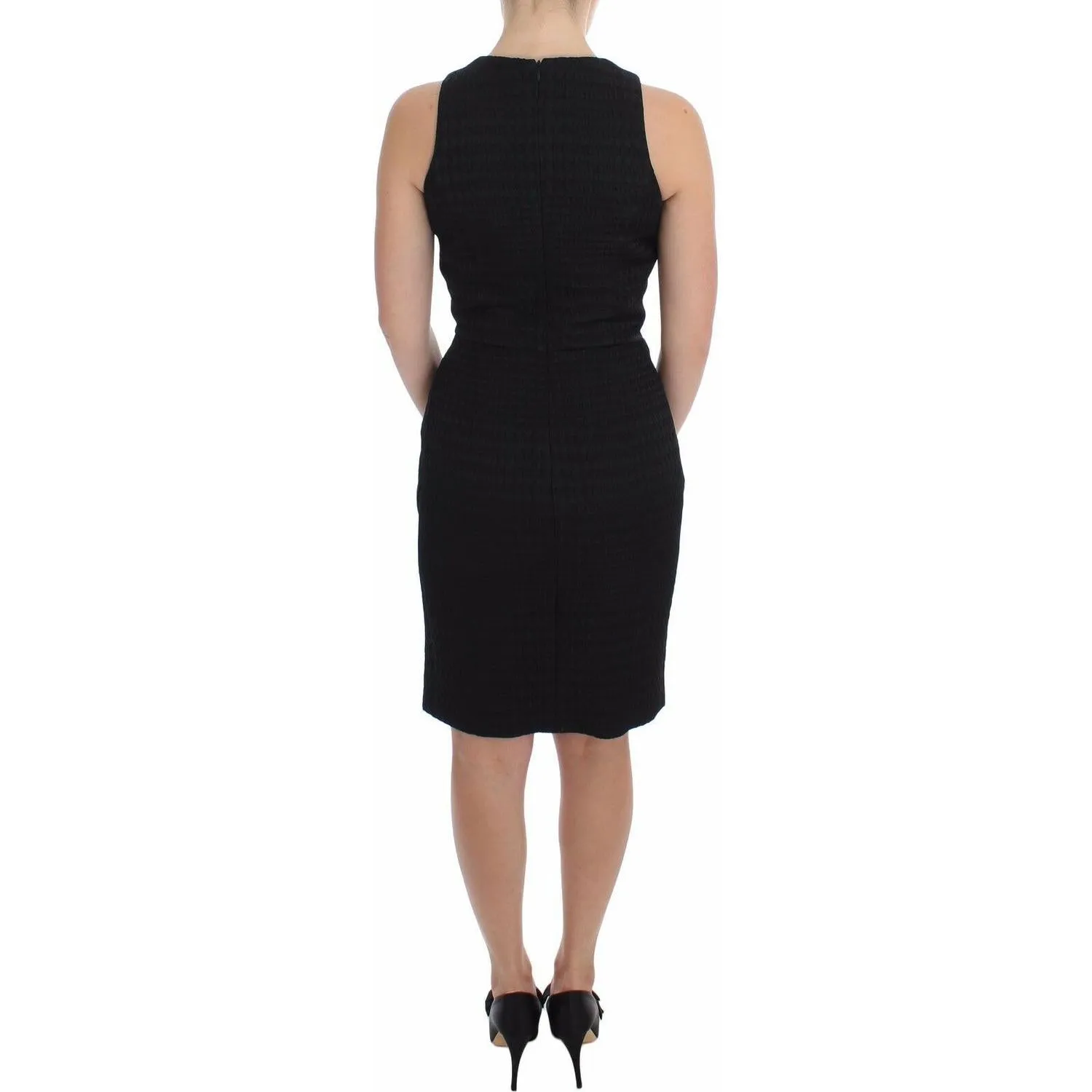 DAIZY SHELY Elegant Sheath Black Dress for Formal Occasions