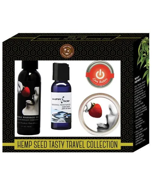 Earthly Body Hemp Seed Tasty Travel Collection