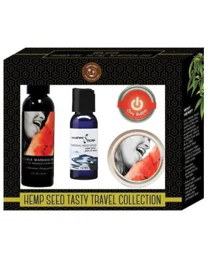 Earthly Body Hemp Seed Tasty Travel Collection