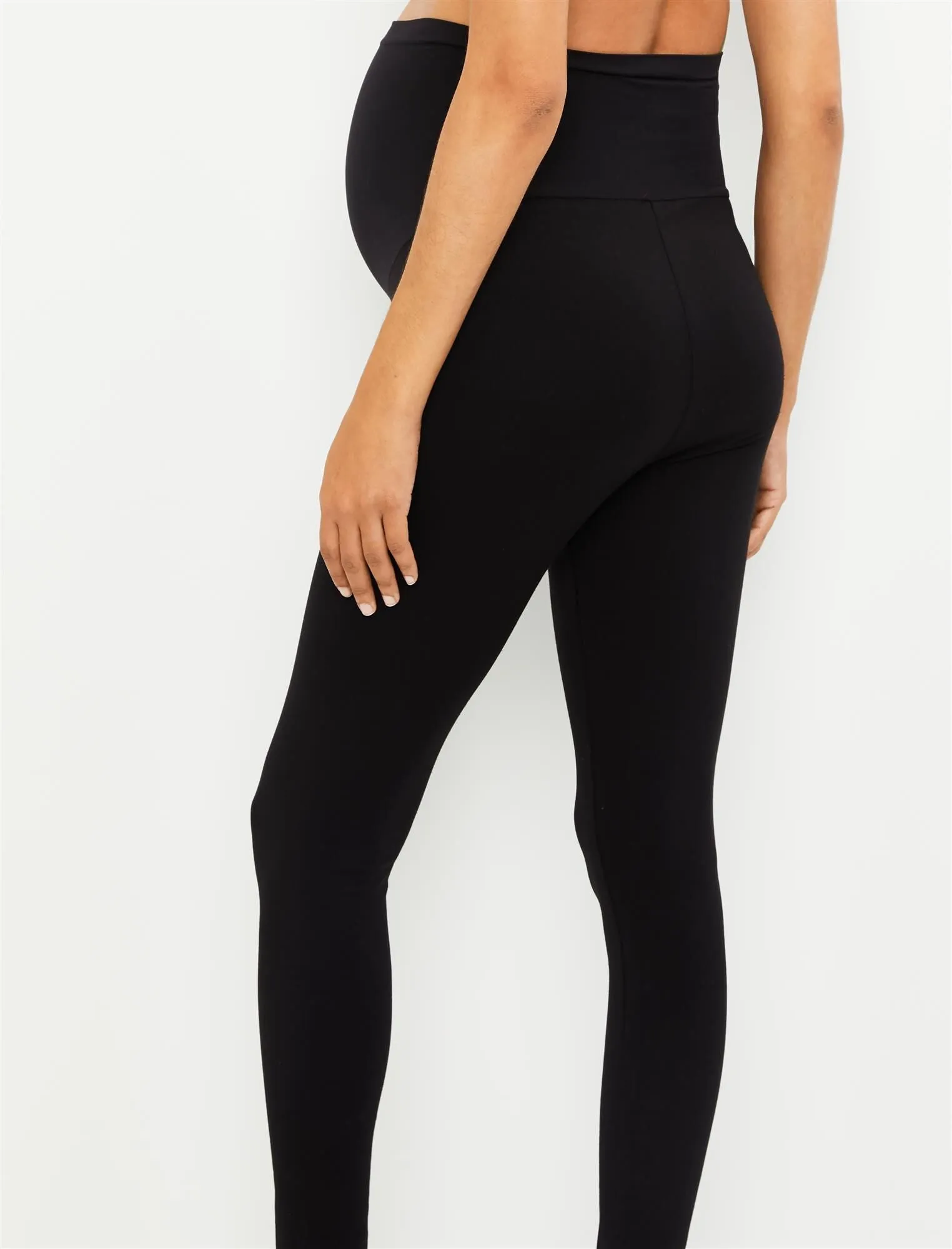 Essential Stretch Secret Fit Belly Maternity Leggings in Black