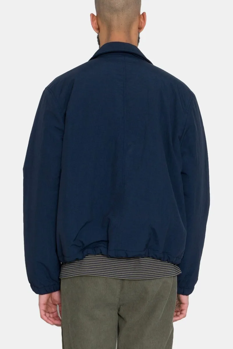 Folk Wadded Bomber Jacket (Navy Ripstop Nylon)