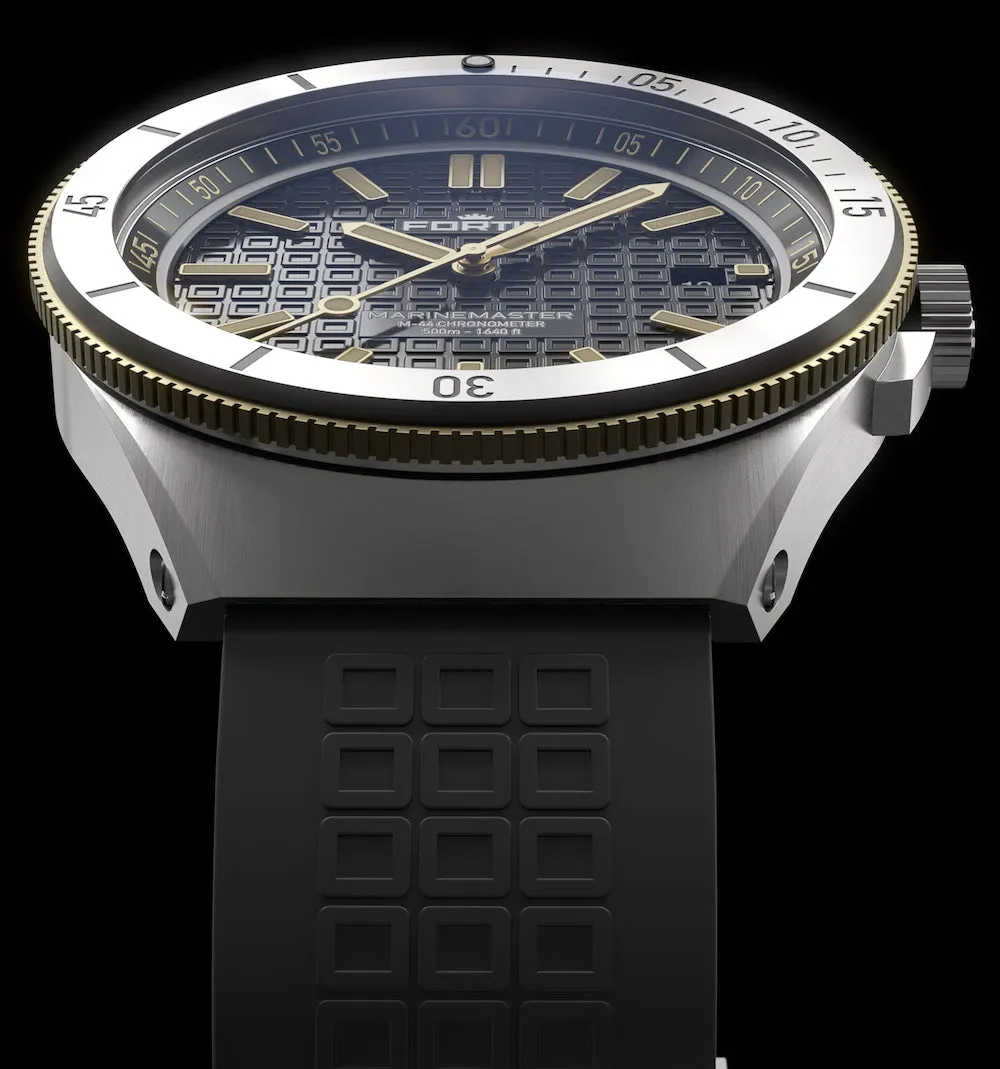 FOR Watch Marinemaster M 44 Black Resin Gold Limited Edition