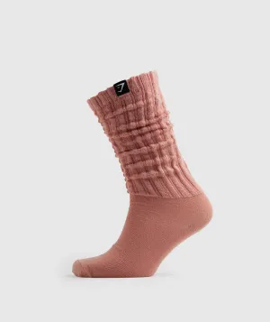 Gymshark Comfy Rest Day Socks - Hazy Pink