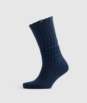 Gymshark Comfy Rest Day Socks - Navy