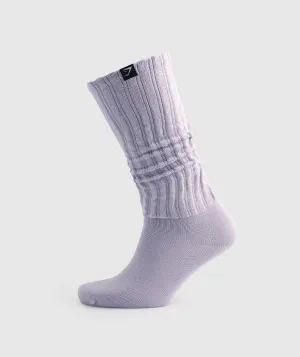 Gymshark Comfy Rest Day Socks - Soft Lilac