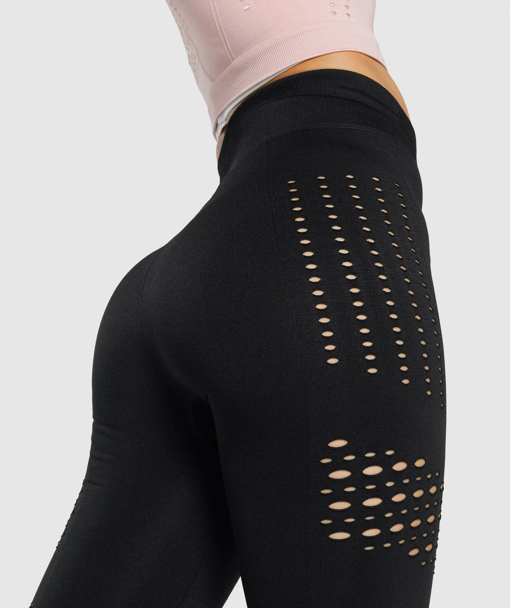 Gymshark Glow Seamless Tights - Black