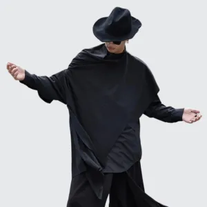 High Collar Poncho