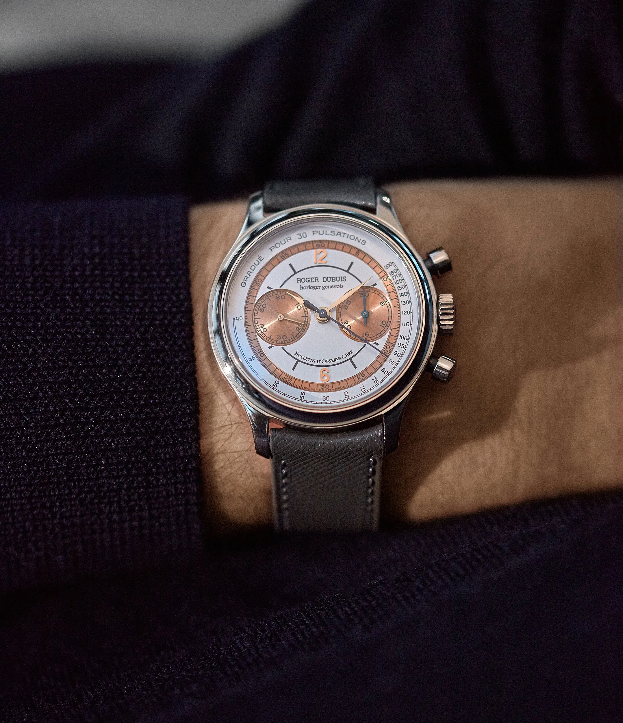 Hommage Chronograph H37 | White Gold