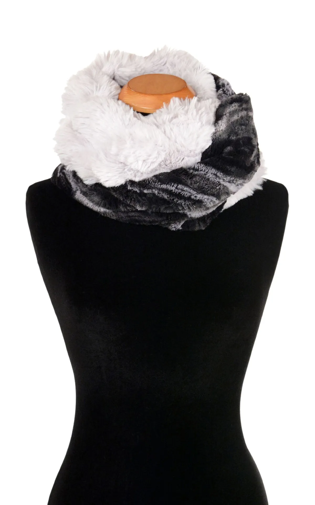 Infinity Scarf Two-Tone - Enchanted Dreams Faux Furs