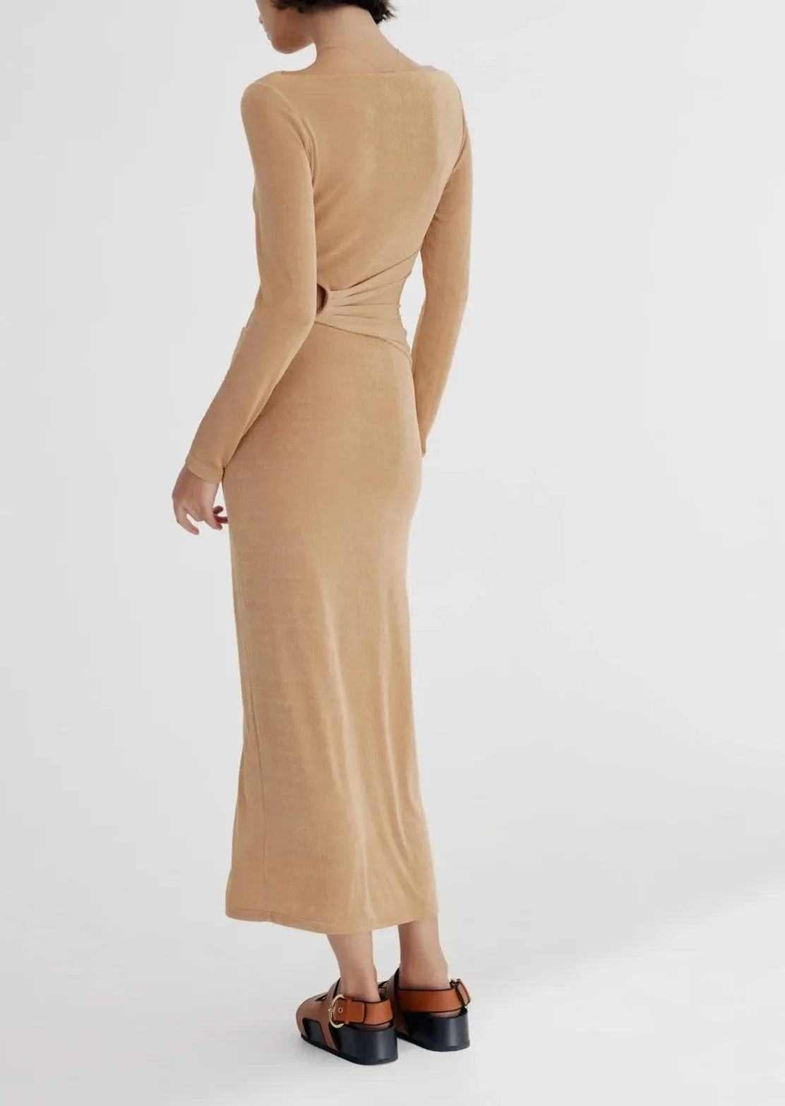 Ivy Midi Dress - Sand