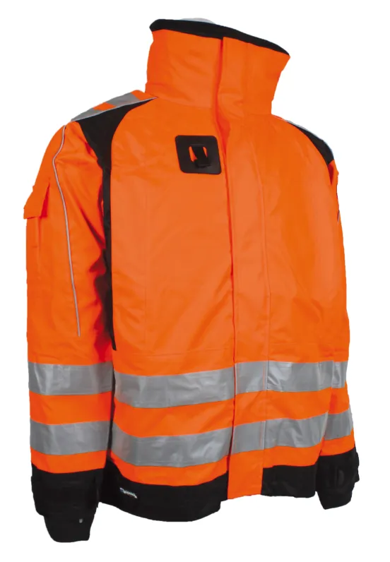 Lyngsoe Windfarm Hi Vis Breathable Rain Jacket 99988