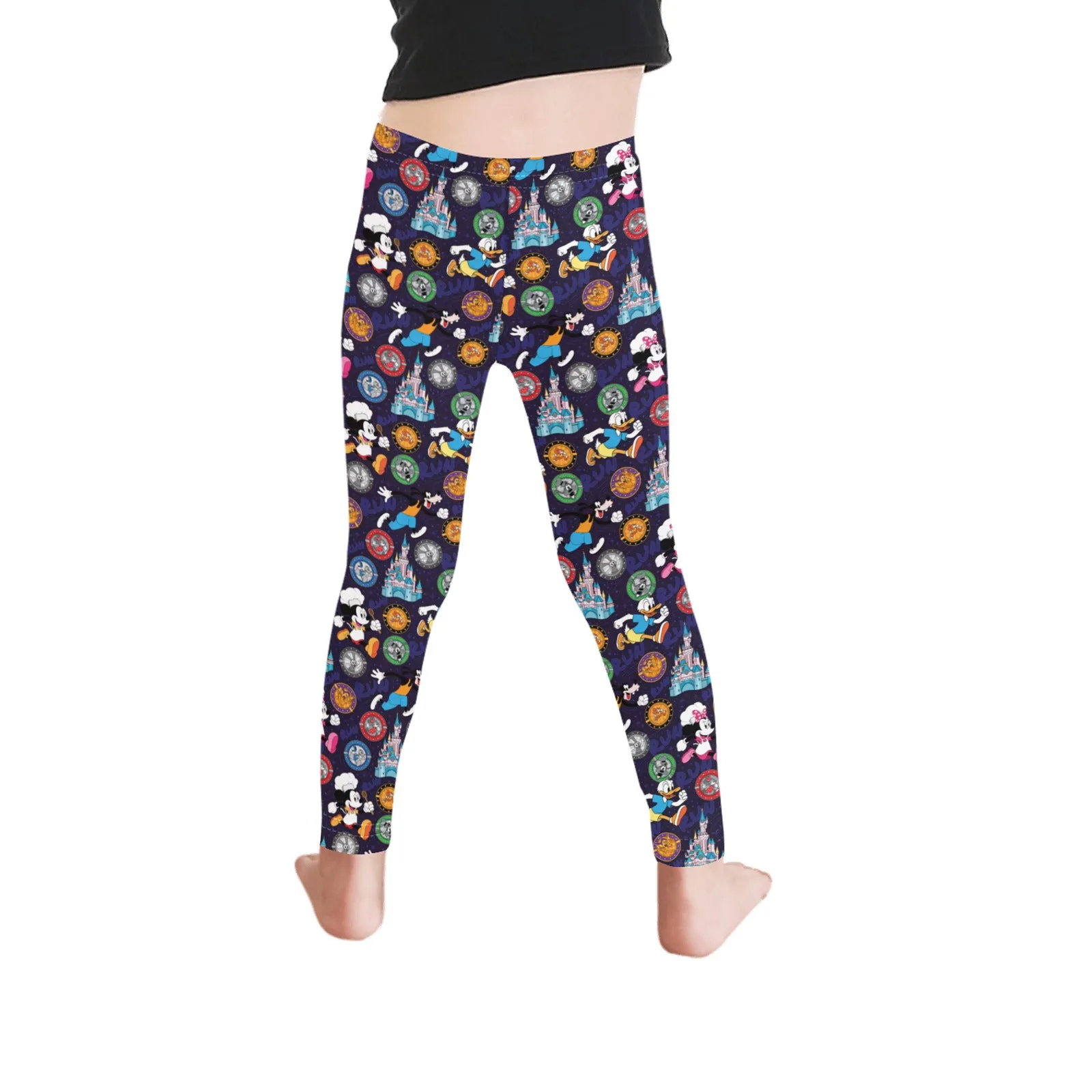 Mickey Wine And Dine Race Kid's Leggings