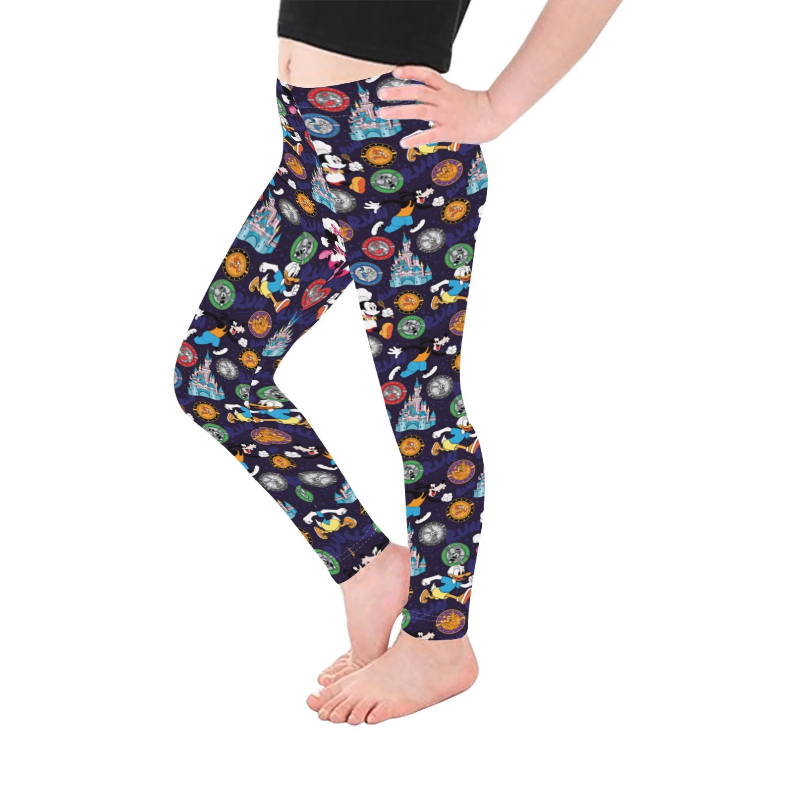 Mickey Wine And Dine Race Kid's Leggings