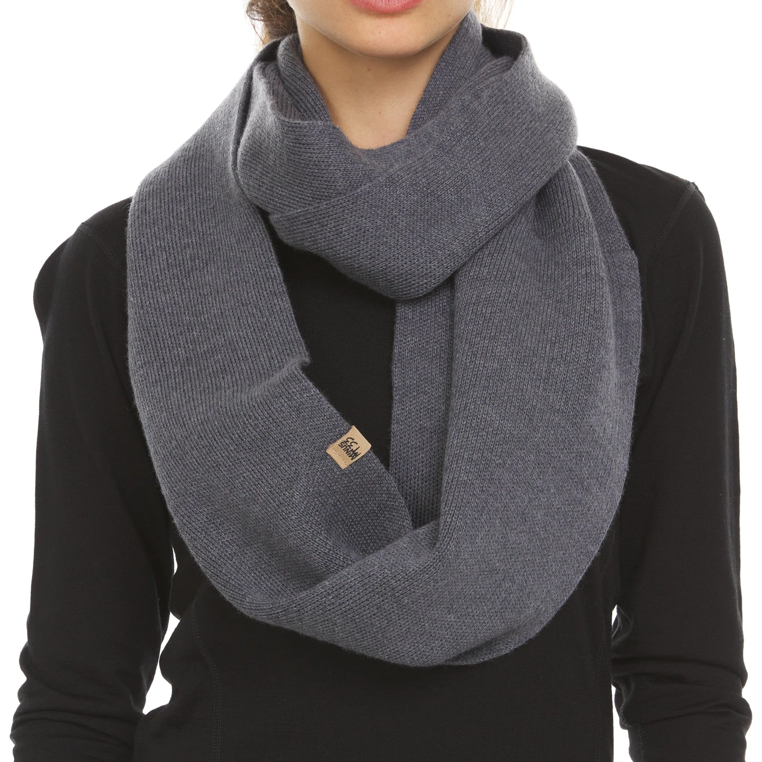 Midweight - Everyday Knit Infinity Loop Scarf 100% Merino Wool