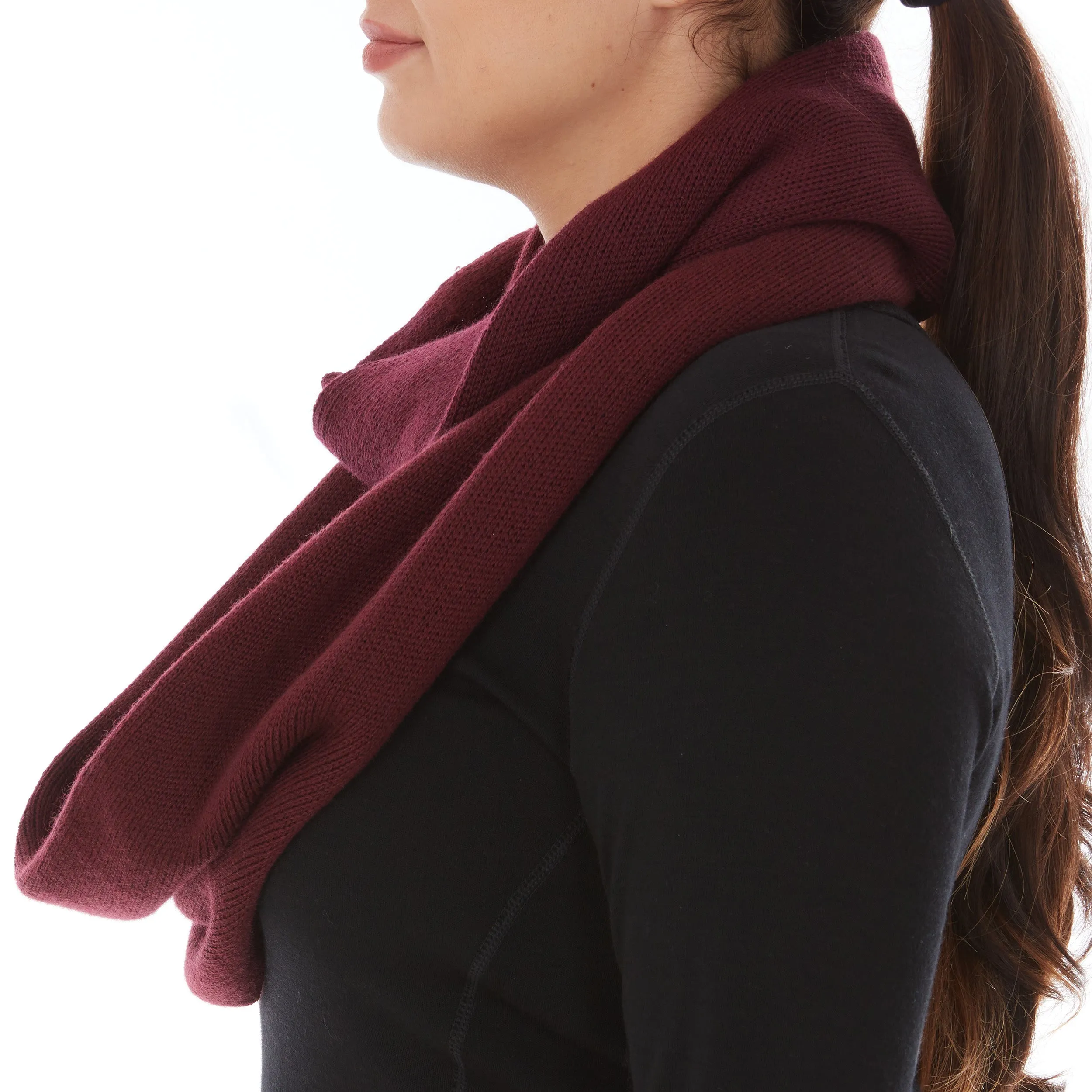 Midweight - Everyday Knit Infinity Loop Scarf 100% Merino Wool