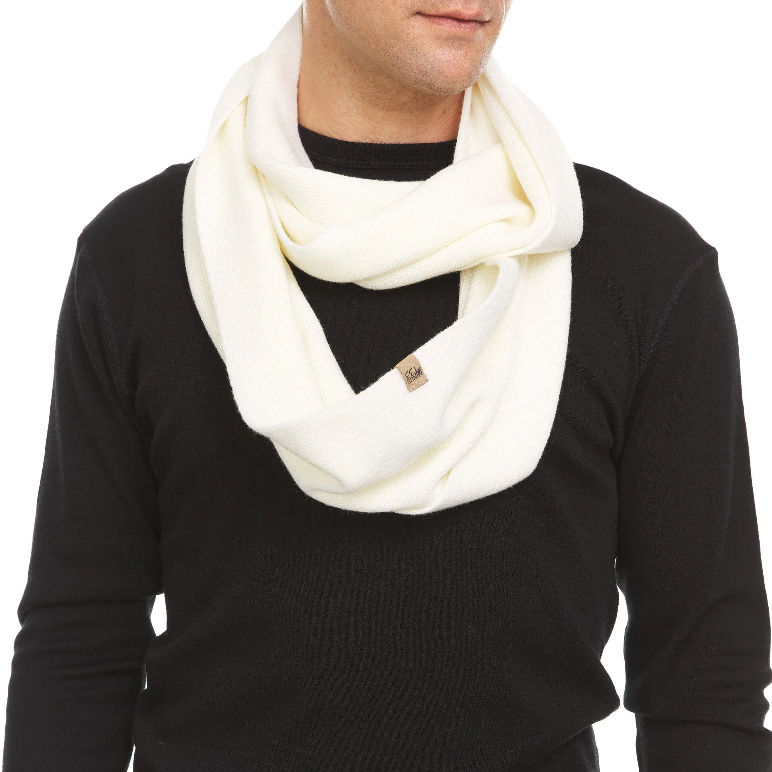 Midweight - Everyday Knit Infinity Loop Scarf 100% Merino Wool