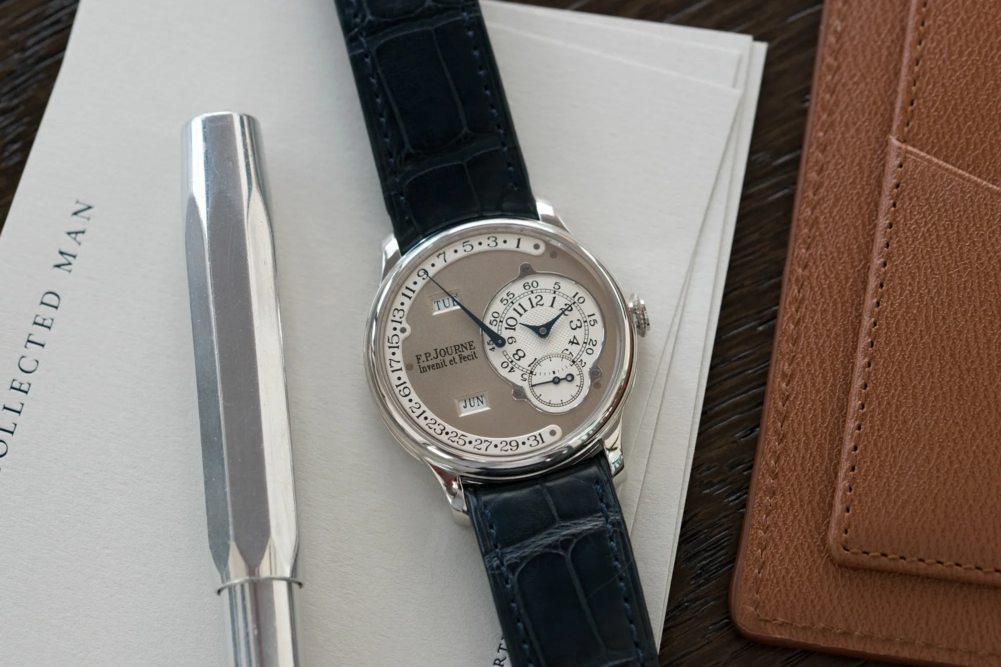 Octa Calendrier | Brass Movement | 38mm | Platinum