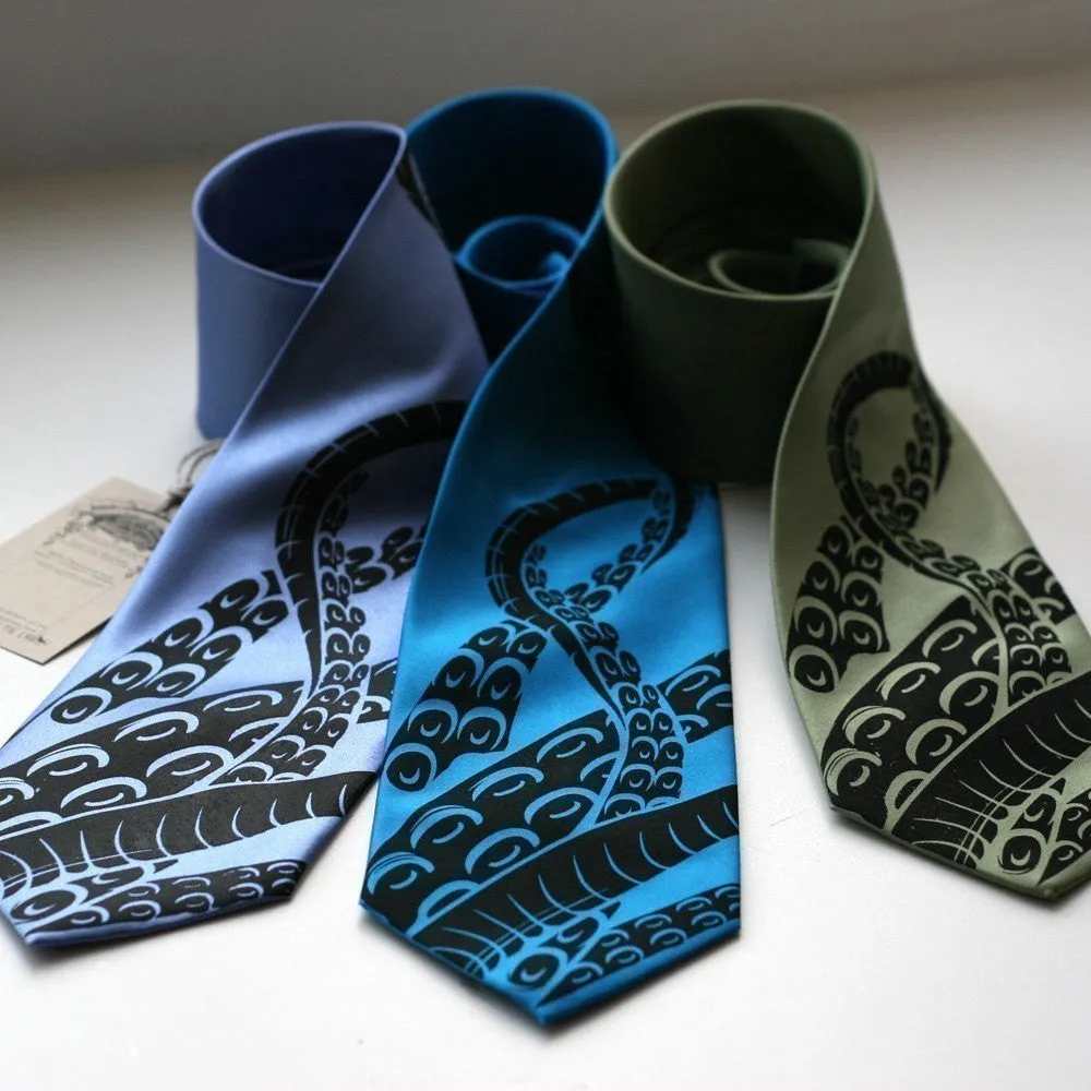 Octopus Tentacles Necktie, Sucker Cthulhu Tie