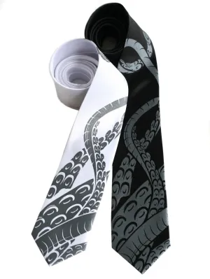 Octopus Tentacles Necktie, Sucker Cthulhu Tie