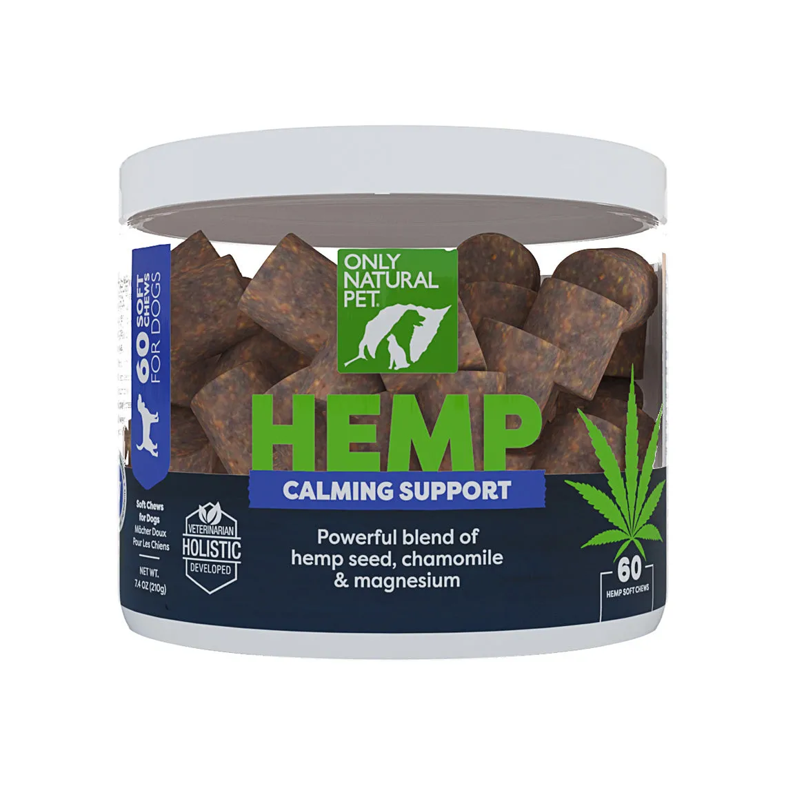 Only Natural Pet Hemp Calming Support Soft Chews for Dogs