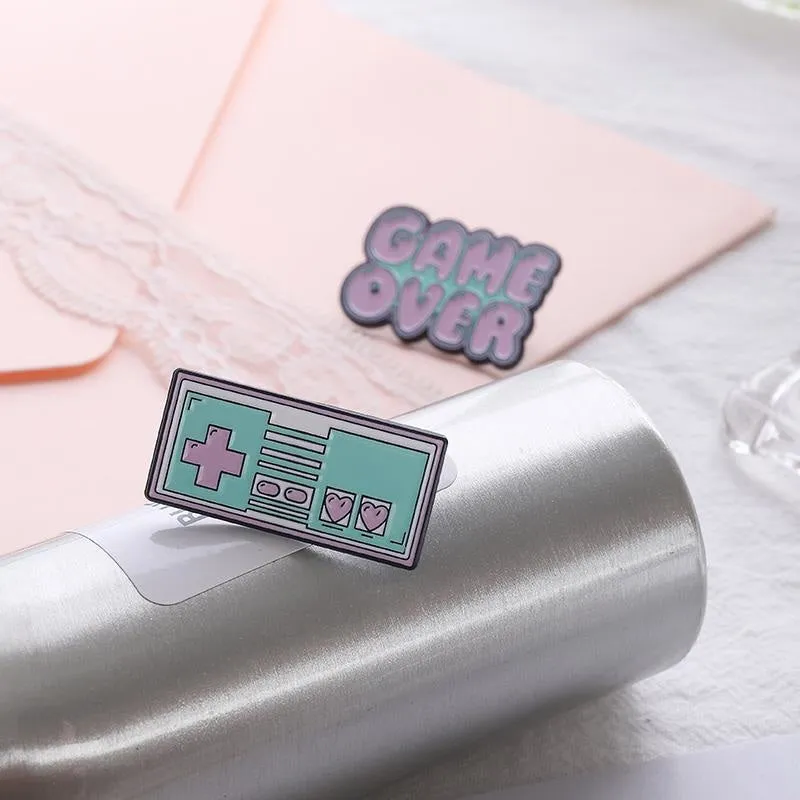 Pastel Gamer Enamel Pins