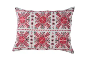 Pillow: Embroidered handwoven antique Hungarian hemp - P504