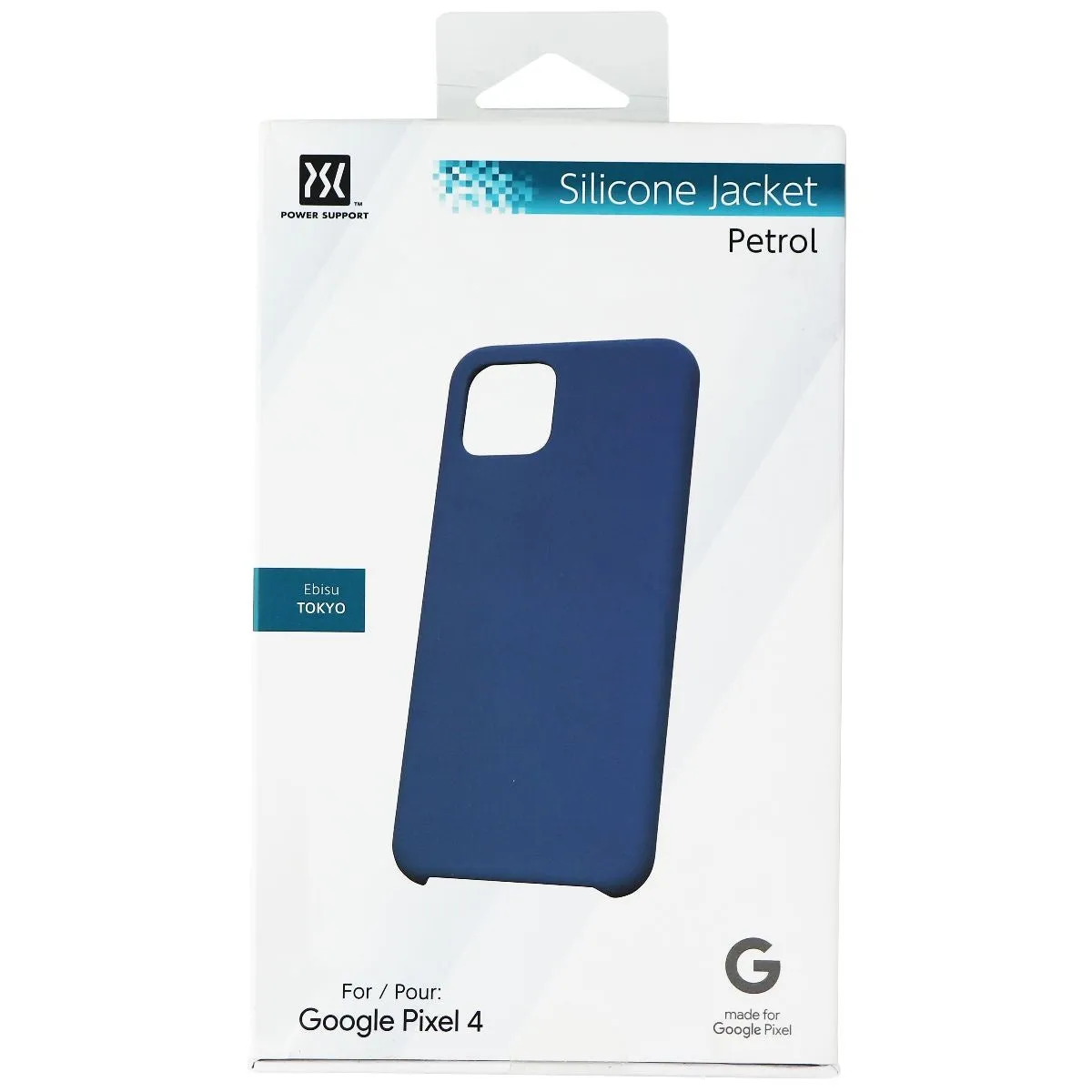 Power Support Silicone Jacket Series Case for Google Pixel 4 - Blue