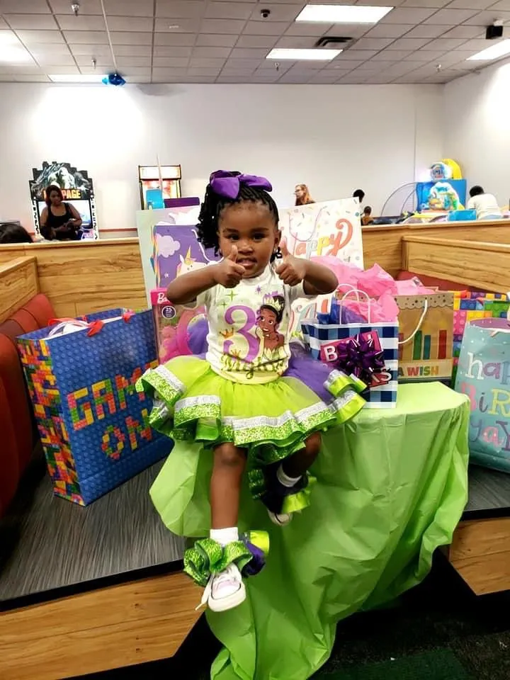 Princess tiana tutuset - princess and the frog birthday outfit