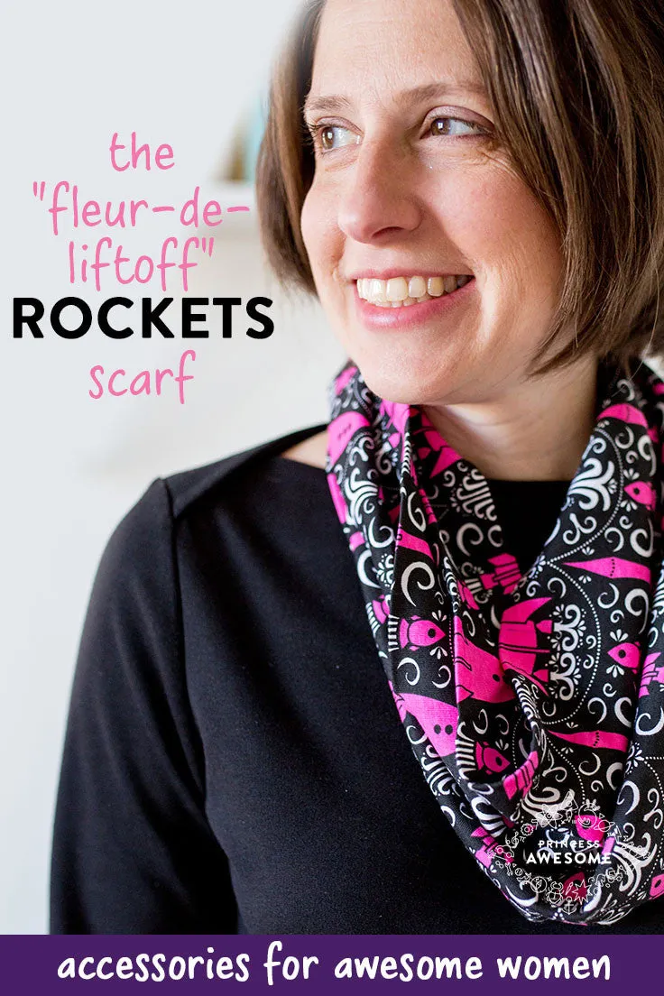 "Fleur-de-Lift-Off" Rockets Infinity Scarf