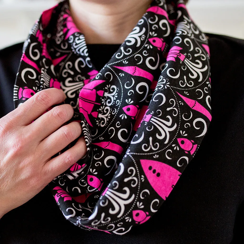 "Fleur-de-Lift-Off" Rockets Infinity Scarf