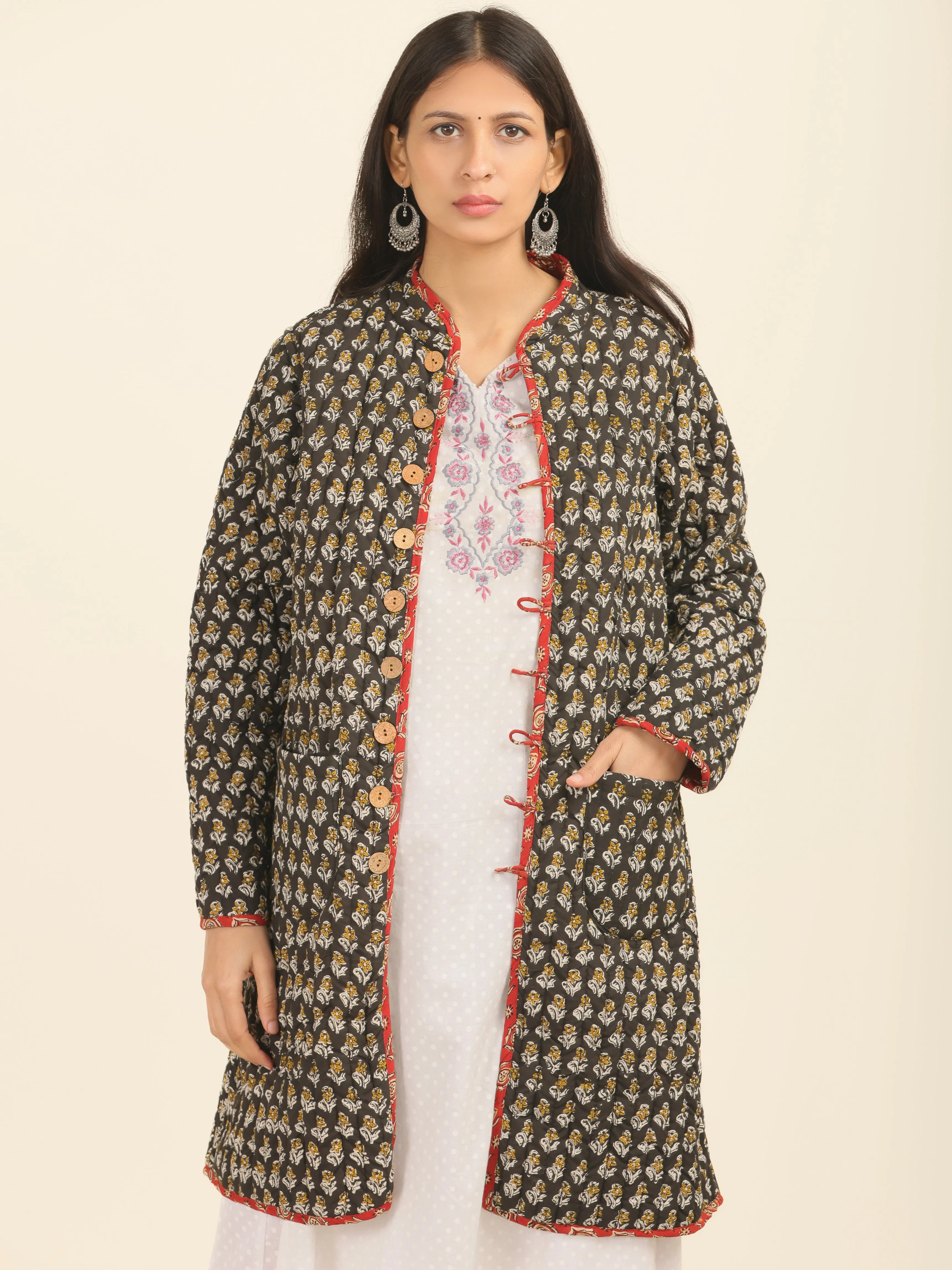 Shishir Rehnuma Quilted Reversible Jacket