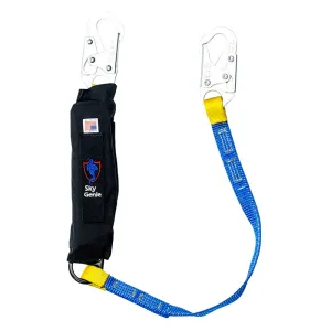 Sky Genie Lanyard Shock Absorbing 2 Double Lock Snap 4ft