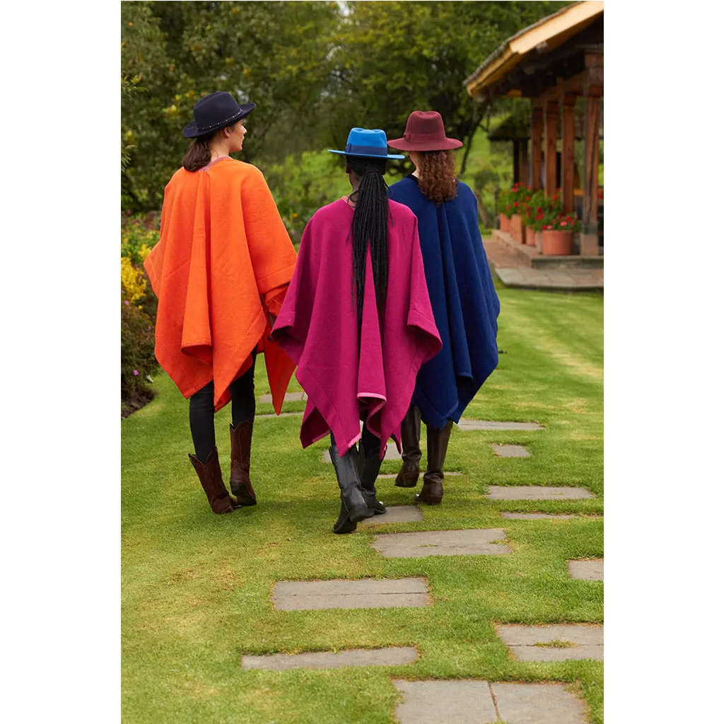 Tangerine Curiquingue Poncho